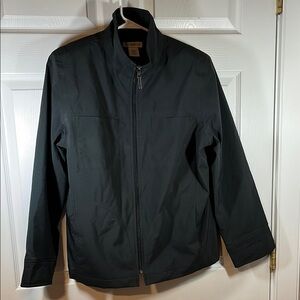 TravelSmith Women’s L Travel Lightweight Trench Coat Lined Windbreaker Zip-up